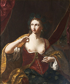 Elisabetta Sirani Cleopatra , 1664 circa Olio su tela, Collezione Privata