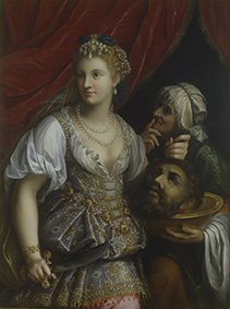 Fede Galizia Giuditta con la testa di Oloferne 1601 Olio su tela, Ministero per i Beni e le Attività culturali – Galleria Borghese