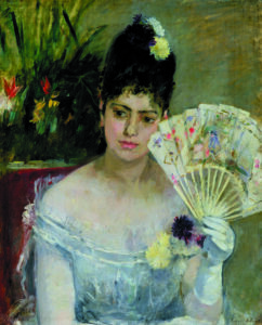Berthe Morisot (1841-1895) Donna con ventaglio o Il ballo, 1875, Olio su tela, Parigi, Musée Marmottan Monet, dono Eugène e Victorine Donop de Monchy, 1940 © Musée Marmottan Monet, Paris / Bridgeman Images