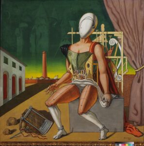 Giorgio de Chirico, Orfeo trovatore stanco, 1970, olio su tela, Fondazione Giorgio e Isa de Chirico, Roma © Giorgio De Chirico by SIAE 2020