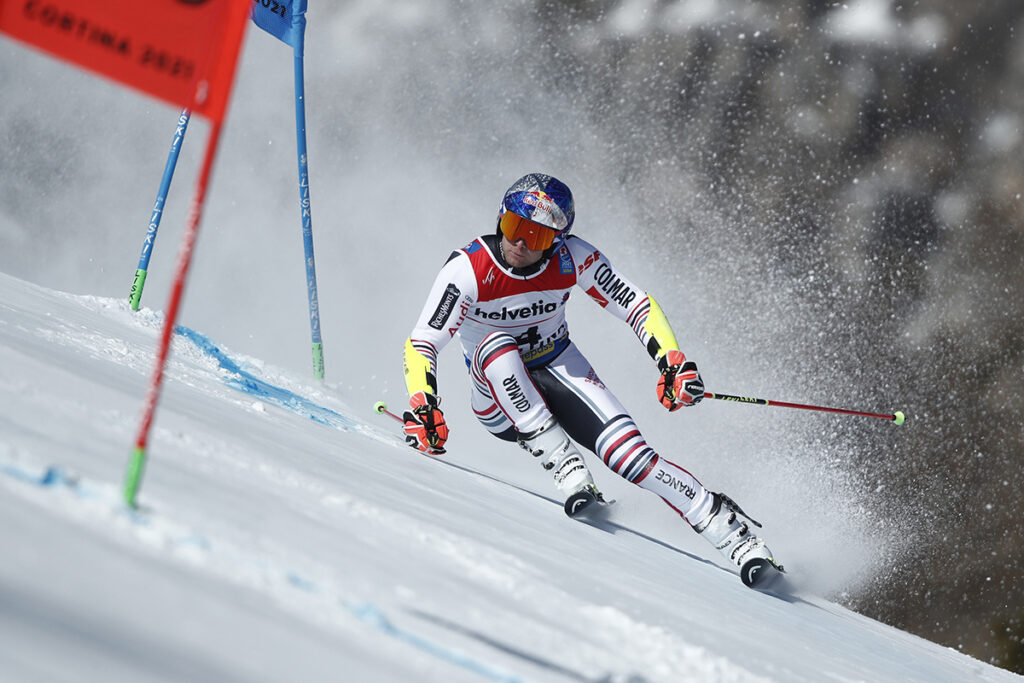 Cortina 2021 Campionati mondiali di Sci alpino. Cortina d'Ampezzo 19/02/2021, Slalom gigante maschile - Alexis Pinturault (Francia) Photo: Pentaphoto Gabriele Facciotti.