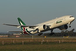 Alitalia, un Boeing 777-243