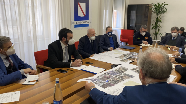 Frana di Amalfi, il ripristino in 90 giorni