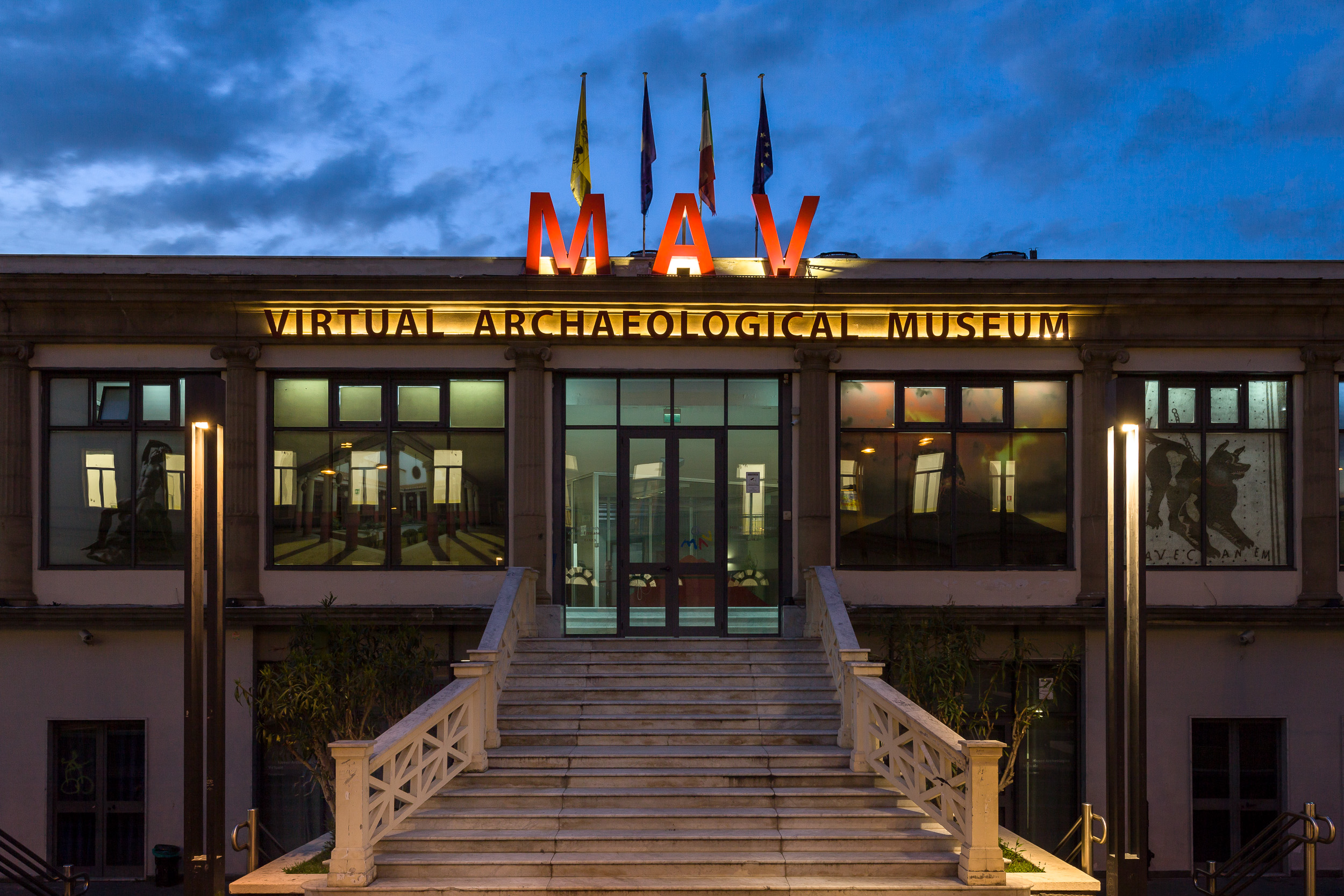 Esterno del Museo Archeologico Virtuale - Mav di Ercolano (ph. Cives - Mav).