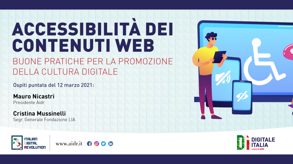 Accessibilità dei contenuti web. Approfondimento a Digitale Italia Accessibilità dei contenuti web. Approfondimento a Digitale Italia