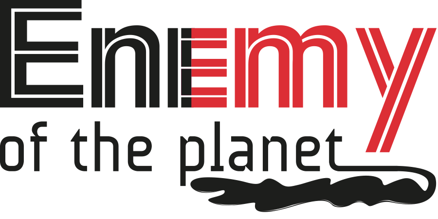 Friday for future: Striscione contro Eni con lo slogan "Eni enemy of the planet".