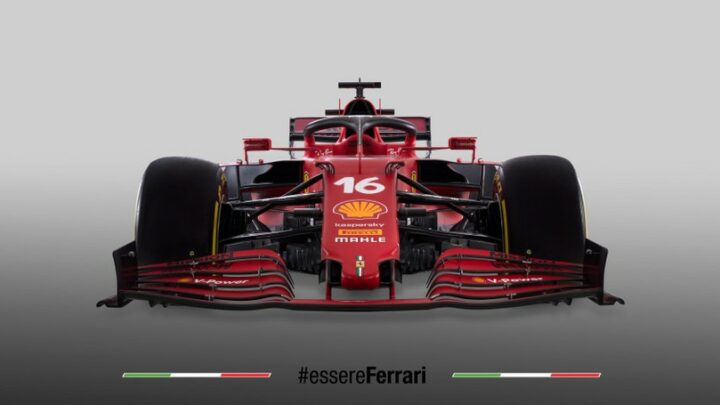 Ferrari presenta la monoposto SF21 per la stagione 2021 di Formula 1