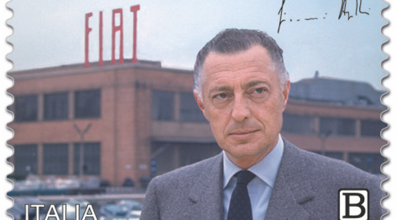Un francobollo per ricordare Gianni Agnelli Un francobollo per ricordare Gianni Agnelli