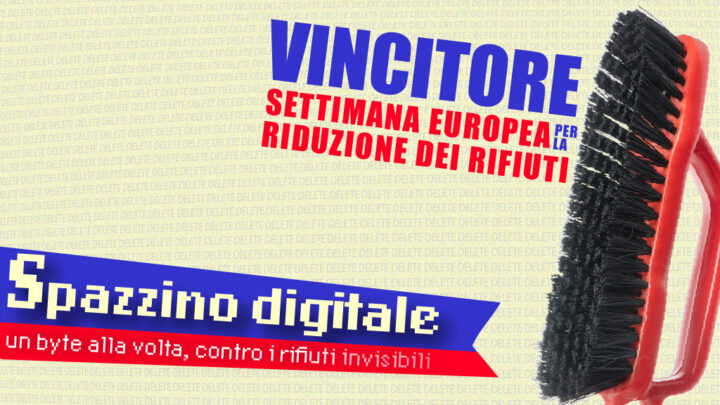 Settimana europea per la riduzione dei rifiuti 2020, lo Spazzino digitale di UniTorino premiato nella categoria Pa