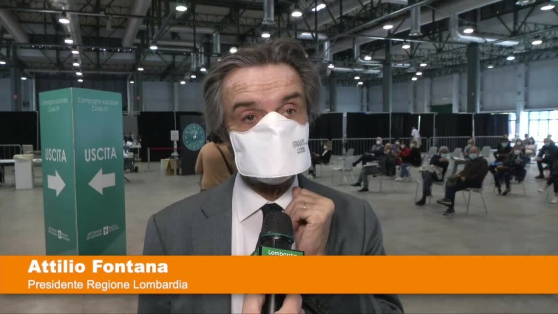 Fontana visita hub vaccinali di Crema, Soresina e Cremona Fontana visita hub vaccinali di Crema, Soresina e Cremona