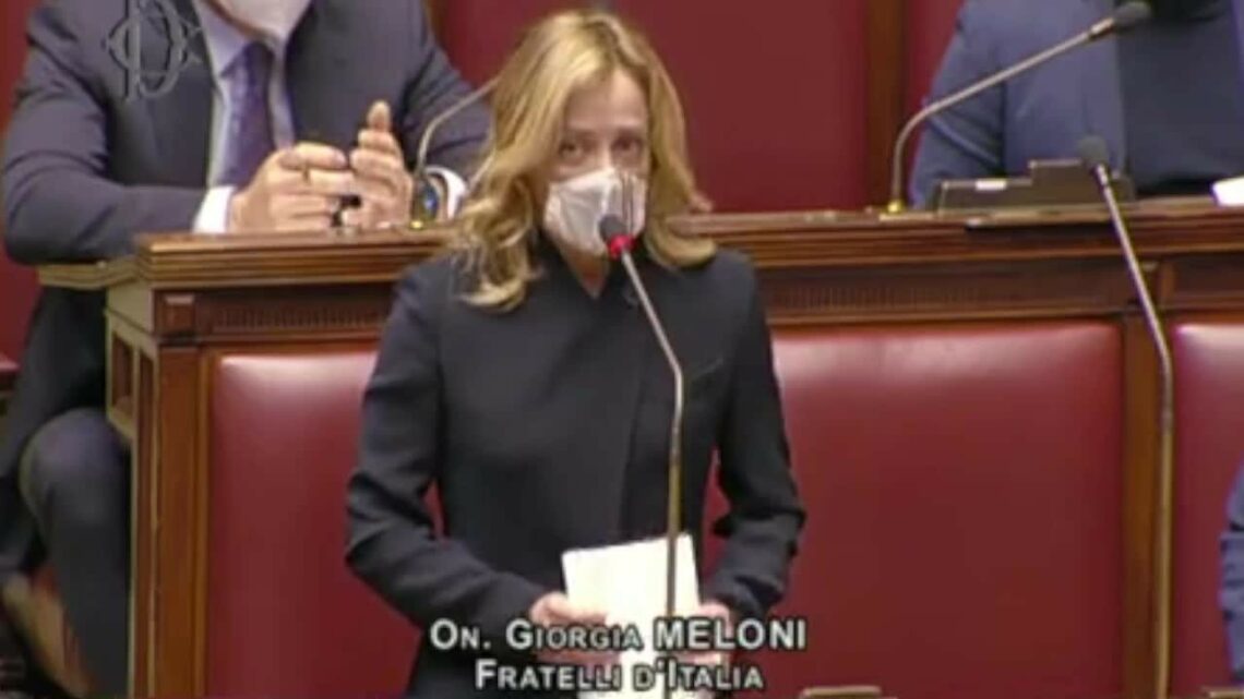 Recovery, Meloni “Parlamento ignorato” Recovery, Meloni “Parlamento ignorato”
