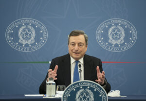 Draghi conferenza stampa governo
