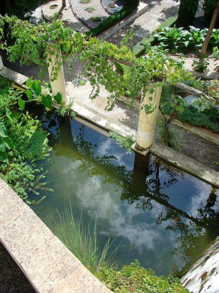 Una delle fontane del Giardino della Minerva (copyright Giardino della Minerva).