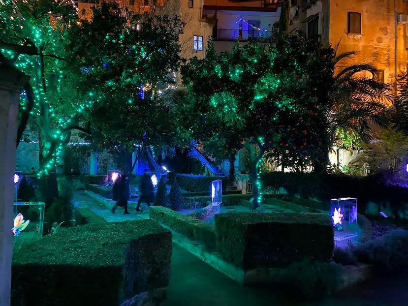 Il Giardino della Minerva in notturna (copyright Giardino della Minerva).
