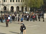 Scudetto Inter, è festa anche a Londra: la gioia dei tifosi travolge Trafalgar Square