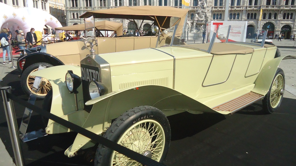 Diatto 20S del 1924, carrozzeria tipo Bateau, costruita da E. Mouche a Lione (foto C. Carugati / In24).