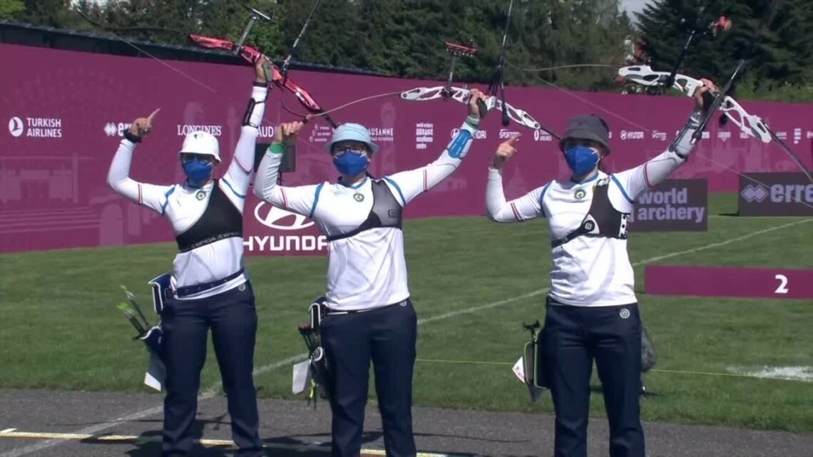 Tiro con l’arco: Italia d’oro con le donne in coppa del mondo Tiro con l’arco: Italia d’oro con le donne in coppa del mondo