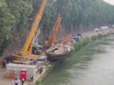 Roma, rimosso dal Tevere relitto del 2008