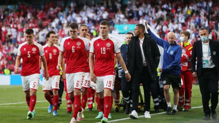 Eriksen sviene in Danimarca-Finlandia, partita interrotta