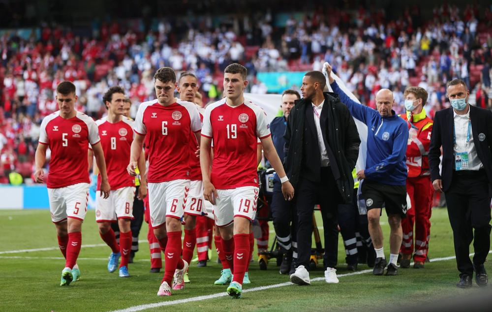 Eriksen sviene in Danimarca-Finlandia, partita interrotta Eriksen sviene in Danimarca-Finlandia, partita interrotta