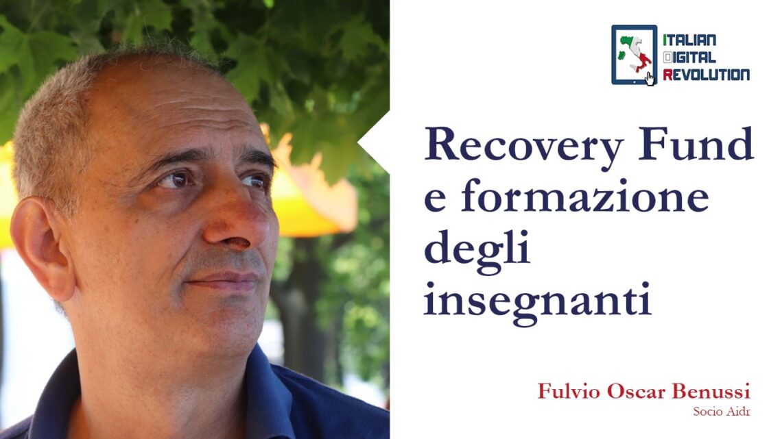 Recovery fund e formazione degli insegnanti Recovery fund e formazione degli insegnanti
