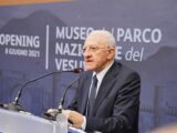 Museo del Parco nazionale del Vesuvio, De Luca taglia il nastro