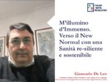 M’illumino d’Immenso. Verso il New Normal con una Sanità re-siliente e sostenibile