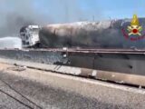 Tir a fuoco sulla A1, due morti