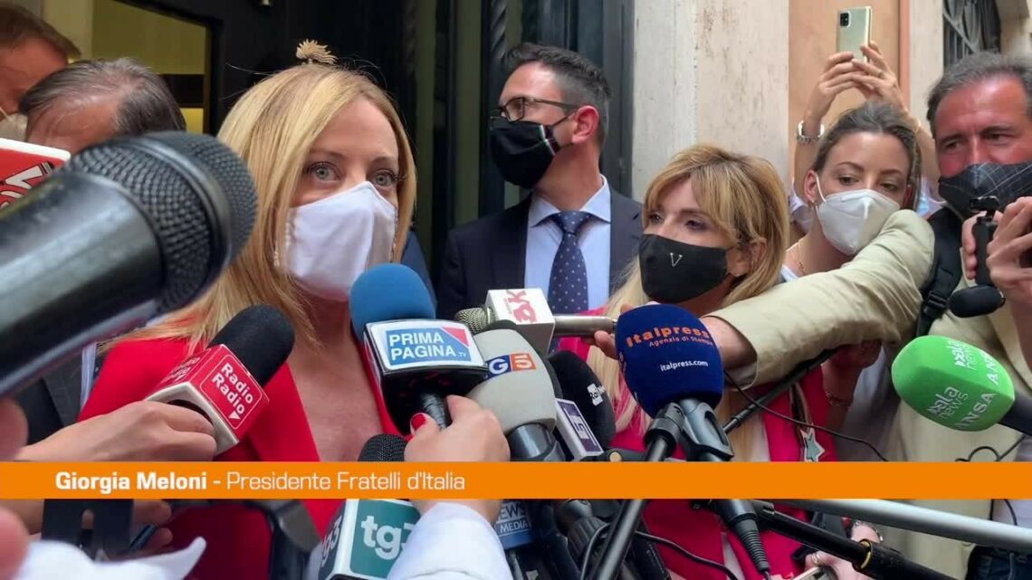 Amministrative, Meloni: “Centrodestra compatto” Amministrative, Meloni: “Centrodestra compatto”