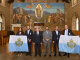 Consegnate le bandiere, parte l’avventura olimpica di San Marino