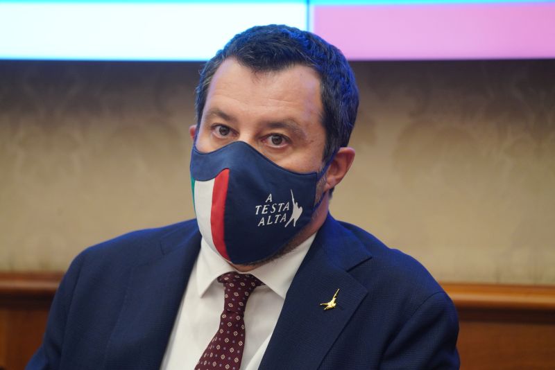 Salvini “No a obbligo vaccino per giovani e pass per la pizza” Salvini “No a obbligo vaccino per giovani e pass per la pizza”
