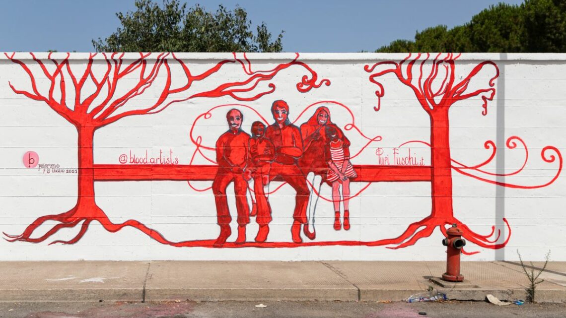 Palermo, street art per sensibilizzare su anemia falciforme e talassemia Palermo, street art per sensibilizzare su anemia falciforme e talassemia