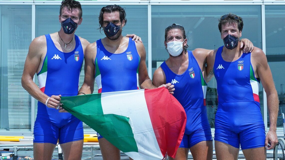 Canottaggio, Italia bronzo olimpico nel 4 senza Canottaggio, Italia bronzo olimpico nel 4 senza