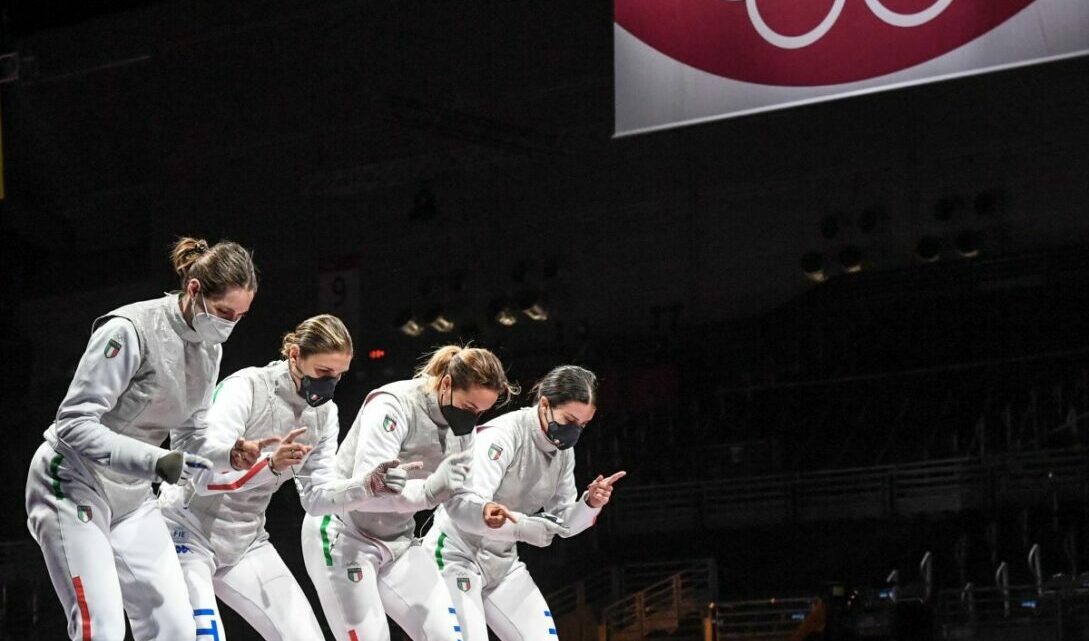 Bronzo per le azzurre nel fioretto femminile a squadre Bronzo per le azzurre nel fioretto femminile a squadre