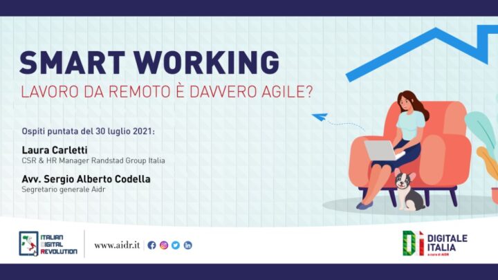 Lo smart working post pandemia, approfondimento a Digitale Italia