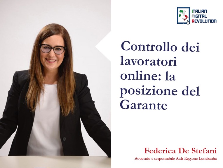 Controllo dei lavoratori online: la posizione del Garante Controllo dei lavoratori online: la posizione del Garante