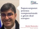 Supercomputer: potenza computazionale e green deal europeo