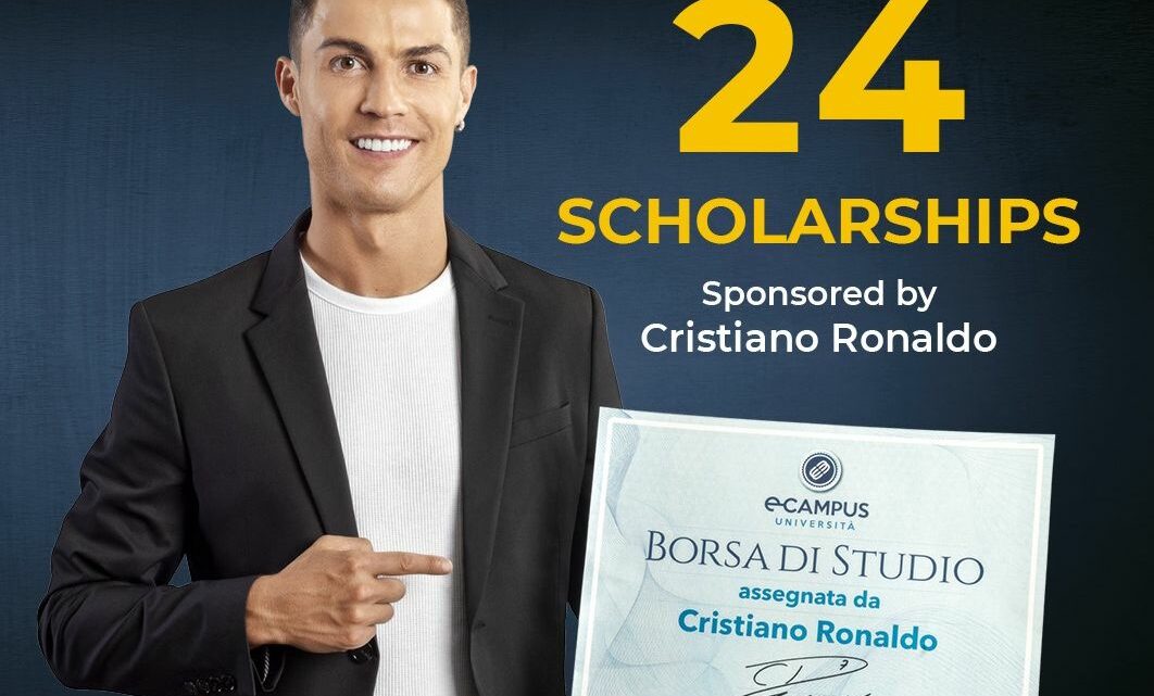 Ronaldo dona 24 borse di studio eCampus, candidature dal 4 agosto Ronaldo dona 24 borse di studio eCampus, candidature dal 4 agosto