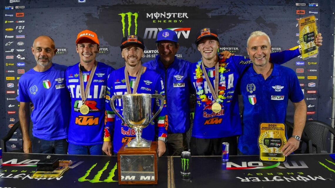 L’Italia vince Motocross delle Nazioni, Copioli “Risultato storico” L’Italia vince Motocross delle Nazioni, Copioli “Risultato storico”