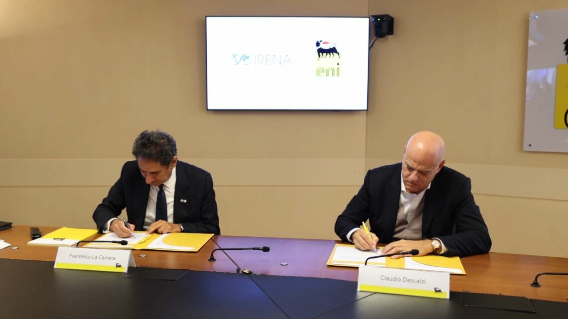 Transizione energetica, accordo tra ENI e Agenzia Energie Rinnovabili Transizione energetica, accordo tra ENI e Agenzia Energie Rinnovabili