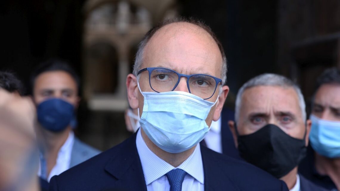 Letta “Draghi sciolga Forza Nuova” Letta “Draghi sciolga Forza Nuova”