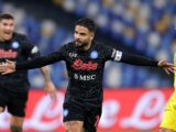 Tris del Napoli al Bologna, partenopei in vetta col Milan