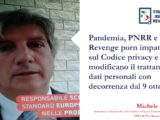 Pandemia, PNRR e Revenge porn impattano sul Codice privacy e modificano il trattamento dati personali con decorrenza dal 9 ottobre 2021