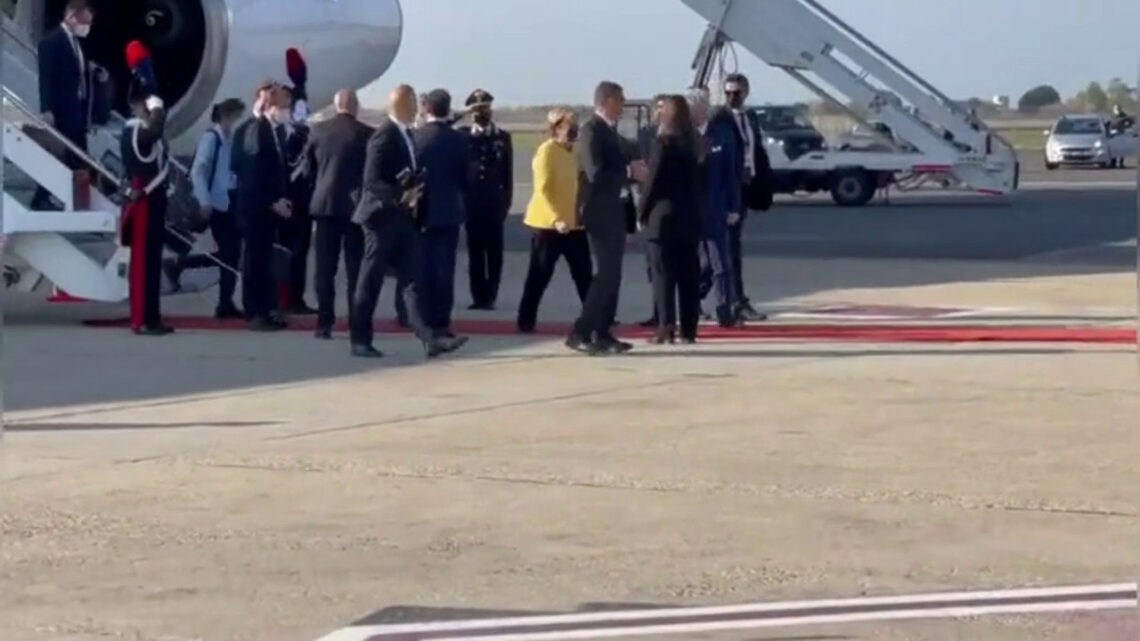 G20, l’arrivo di Angela Merkel a Roma G20, l’arrivo di Angela Merkel a Roma