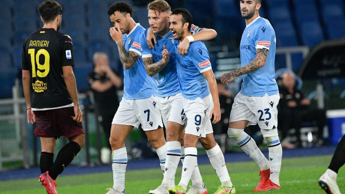 Immobile, Pedro e Luis Alberto, tris Lazio alla Salernitana Immobile, Pedro e Luis Alberto, tris Lazio alla Salernitana
