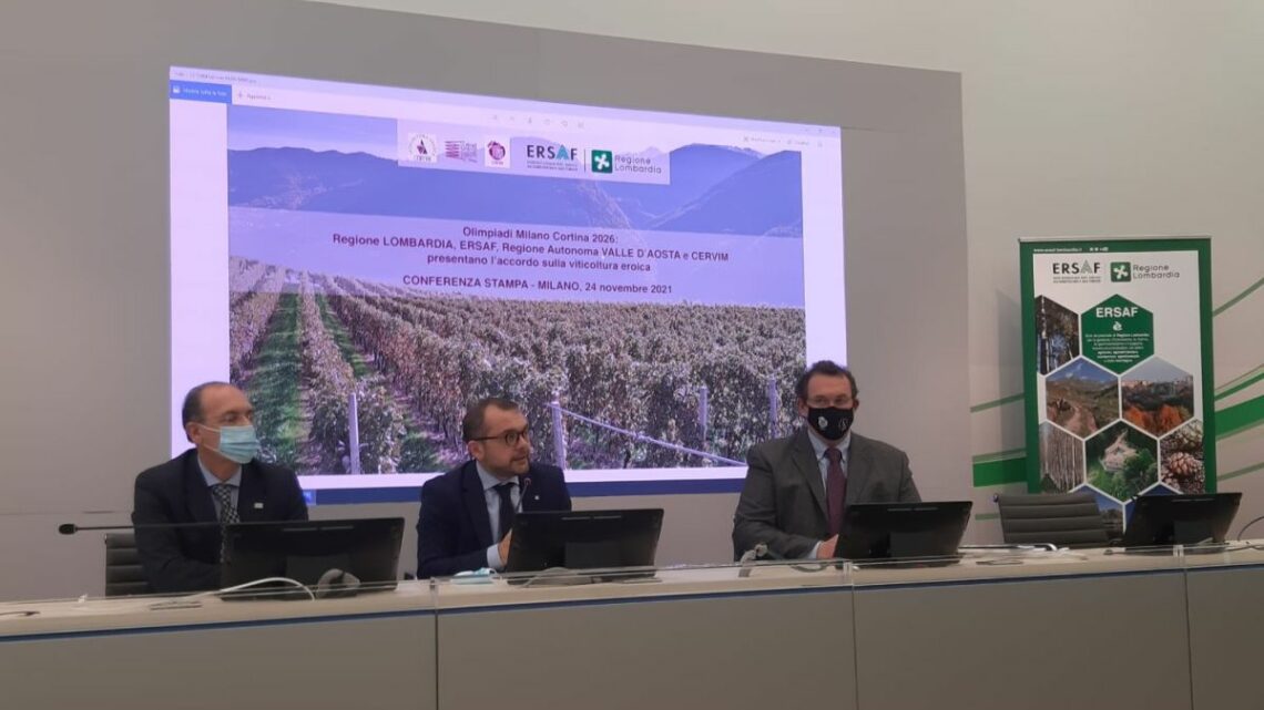 Agroalimentare, collaborazione Lombardia, Ersaf e Cervim su vini montani Agroalimentare, collaborazione Lombardia, Ersaf e Cervim su vini montani