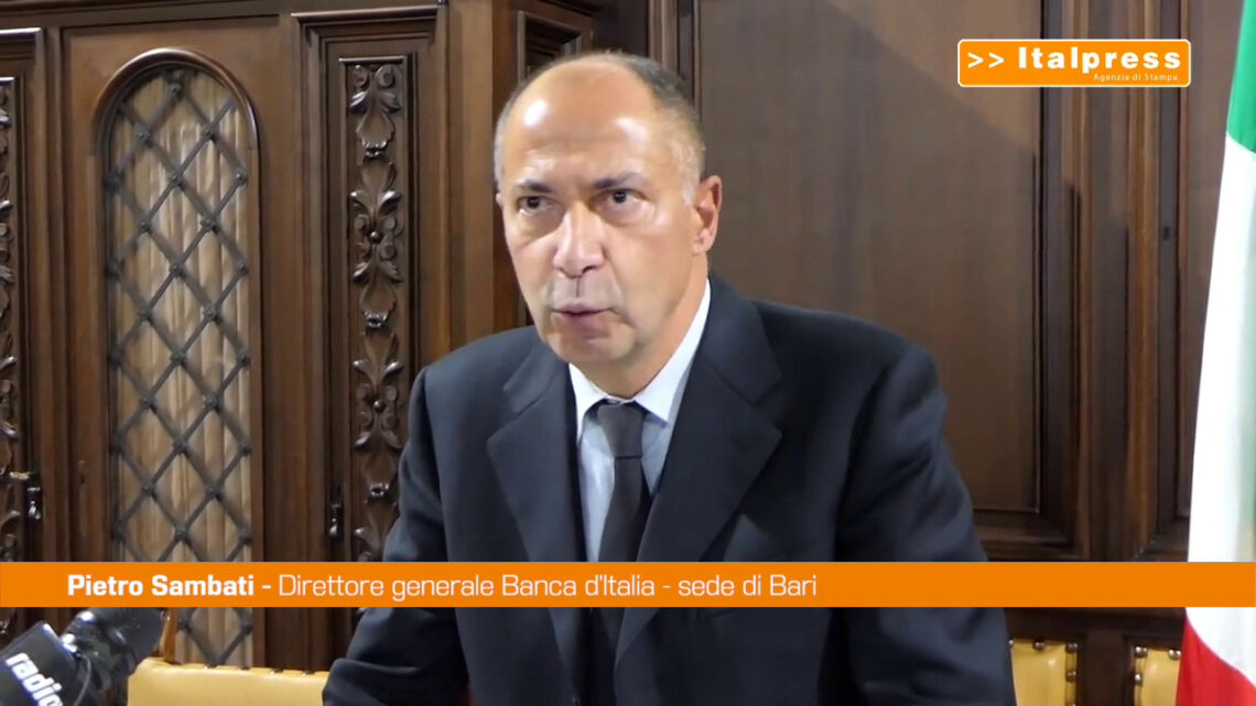 Bankitalia, Sambati “L’economia della Puglia cresce nel 2021” Bankitalia, Sambati “L’economia della Puglia cresce nel 2021”