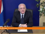 Vaccino, De Luca “Possiamo fare la terza dose a tutti”