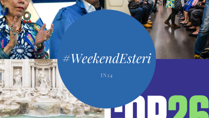 #WeekendEsteri: al via Cop26, gli accordi di Roma del G20, attacco a Tokyo