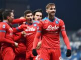 Il Napoli si fa rimontare ma rimane primo, 2-2 col Sassuolo